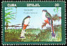 Cuban Trogon Priotelus temnurus  1976 Endemic birds 