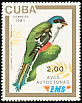 Cuban Trogon Priotelus temnurus  1991 Express mail, birds 