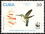 Bee Hummingbird Mellisuga helenae  1992 WWF, Bee Hummingbird 