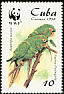 Cuban Parakeet Psittacara euops  1998 WWF 