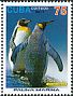 King Penguin Aptenodytes patagonicus  2015 Marine fauna 6v set