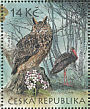 Eurasian Eagle-Owl Bubo bubo  2009 Krivoklatsko biosphere reserve 4v sheet