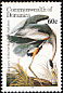 Great Blue Heron Ardea herodias  1986 Audubon 