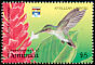 Antillean Crested Hummingbird Orthorhyncus cristatus  1992 Genova 92, Hummingbirds 