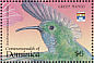 Green Mango Anthracothorax viridis  1992 Genova 92, Hummingbirds  MS