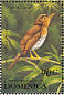 Forest Thrush Turdus lherminieri  1993 Birds Sheet