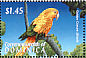 Golden Parakeet Guaruba guarouba  2000 Animals of the Caribbean and Central America 6v sheet