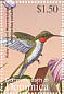 Ruby-throated Hummingbird Archilochus colubris  2002 Birds Sheet