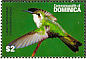 Cuban Emerald Riccordia ricordii  2007 Hummingbirds of the Caribbean Sheet