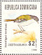 White-winged Warbler Xenoligea montana  1996 Endemic birds Sheet