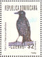 White-necked Crow Corvus leucognaphalus  1996 Endemic birds Sheet