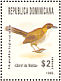 Eastern Chat-Tanager Calyptophilus frugivorus  1996 Endemic birds Sheet