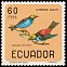 Paradise Tanager Tangara chilensis  1966 Birds 