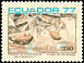 Blue-footed Booby Sula nebouxii  1977 Birds of the Galapagos Islands 
