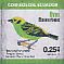 Emerald Tanager Tangara florida  2015 Birds Booklet, sa