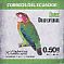 Rose-faced Parrot Pyrilia pulchra  2015 Birds Booklet, sa