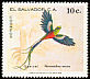 Resplendent Quetzal Pharomachrus mocinno  1980 Birds 