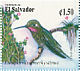 Amethyst-throated Mountaingem Lampornis amethystinus  1998 Hummingbirds Sheet