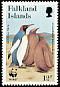 King Penguin Aptenodytes patagonicus  1991 WWF 