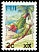 Fiji Parrotfinch Erythrura pealii  2006 Surcharge xx 5mm