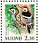 White-backed Woodpecker Dendrocopos leucotos  1993 Birds Booklet