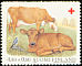 White Wagtail Motacilla alba  2000 The Finnish Red Cross: domestic animals 2v set