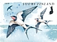 Barn Swallow Hirundo rustica  2020 Migratory birds Sheet, sa