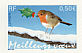 European Robin Erithacus rubecula  2003 Greetings Booklet, sa