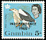 Palm-nut Vulture Gypohierax angolensis  1965 Overprint INDEPENDENCE on 1963.01 