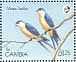 Mosque Swallow Cecropis senegalensis  1990 African birds Sheet
