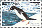 Adelie Penguin Pygoscelis adeliae  1999 Seabirds Sheet
