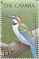 White-throated Bee-eater Merops albicollis  2000 Birds of the tropics Sheet