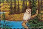 Little Owl Athene noctua  1996 Birds Sheet