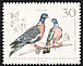 Common Wood Pigeon Columba palumbus  1968 Small game 6v set