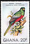 Narina Trogon Apaloderma narina  1981 Birds of Ghana 