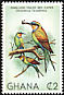 Swallow-tailed Bee-eater Merops hirundineus  1981 Birds of Ghana 