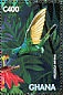 Vervain Hummingbird Mellisuga minima  1996 Rainforest wildlife 12v sheet