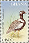 Southern Black Korhaan Afrotis afra  1997 Birds of Africa Sheet
