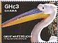 Great White Pelican Pelecanus onocrotalus  2015 Birds of Ghana Sheet