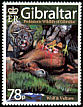 Griffon Vulture Gyps fulvus  2007 Prehistoric wildlife of Gibraltar 5v set