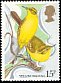 Western Yellow Wagtail Motacilla flava  1980 Wild bird protection 