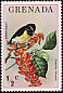 Bananaquit Coereba flaveola  1976 Flora and fauna 7v set