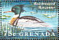 Red-breasted Merganser Mergus serrator  1995 Water birds of the world Sheet