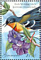 Northern Parula Setophaga americana  2000 Flowers of the Caribbean 6v sheet
