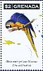 Blue-and-yellow Macaw Ara ararauna  2011 Parrots of the Caribbean Sheet