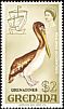 Brown Pelican Pelecanus occidentalis  1974 Overprint GRENADINES on Grenada 1968.01, 1969.01-2 