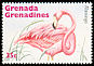 American Flamingo Phoenicopterus ruber  1995 Birds of the Caribbean 