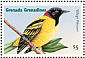 Village Weaver Ploceus cucullatus  1995 Birds of the Caribbean  MS MS