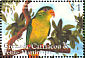 Orange-billed Lorikeet Neopsittacus pullicauda  2000 Parrots and Parakeets Sheet