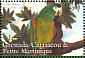Red-shouldered Macaw Diopsittaca nobilis  2000 Parrots and Parakeets Sheet